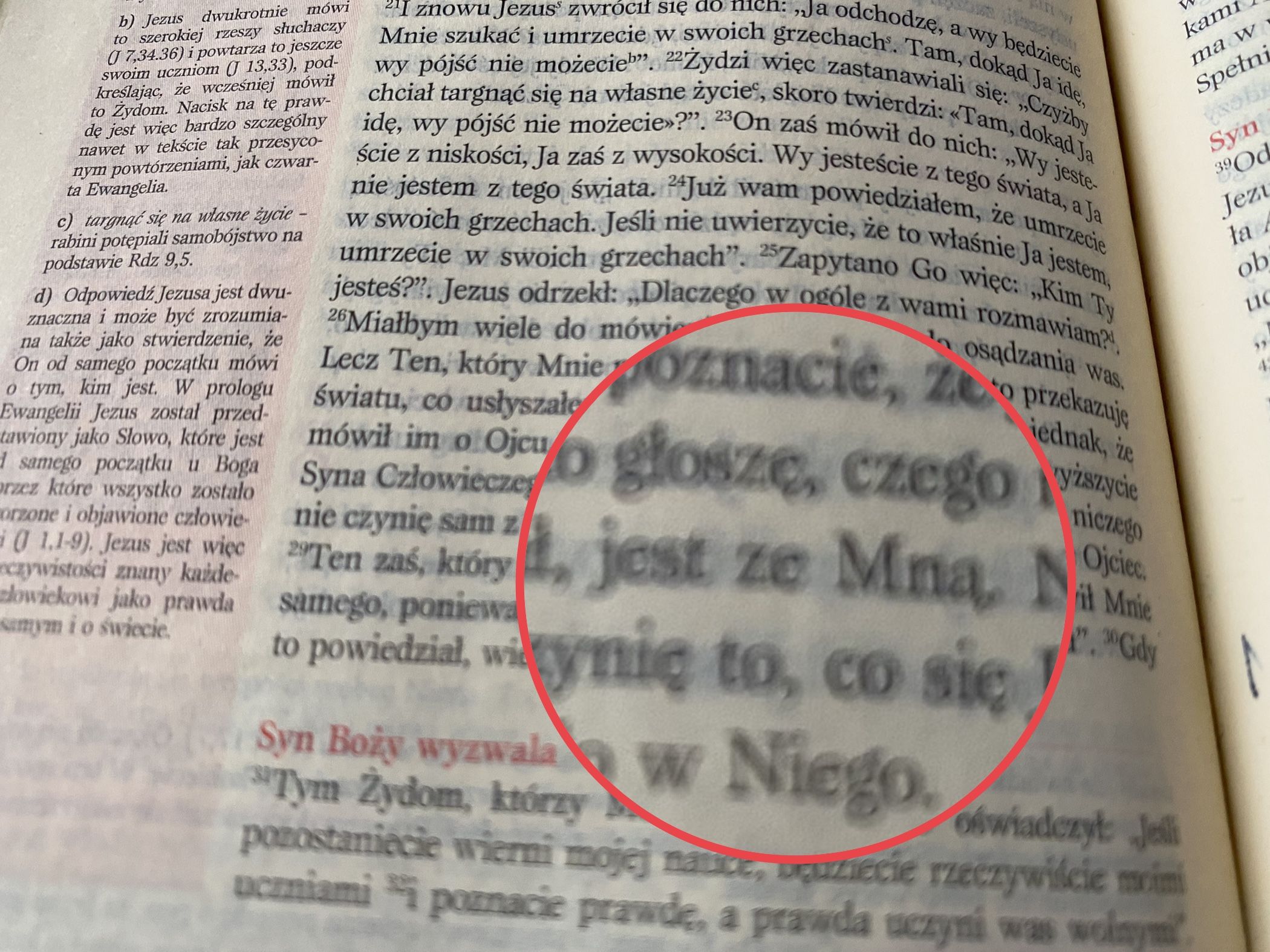 Jestem! [J 8, 21-30] 