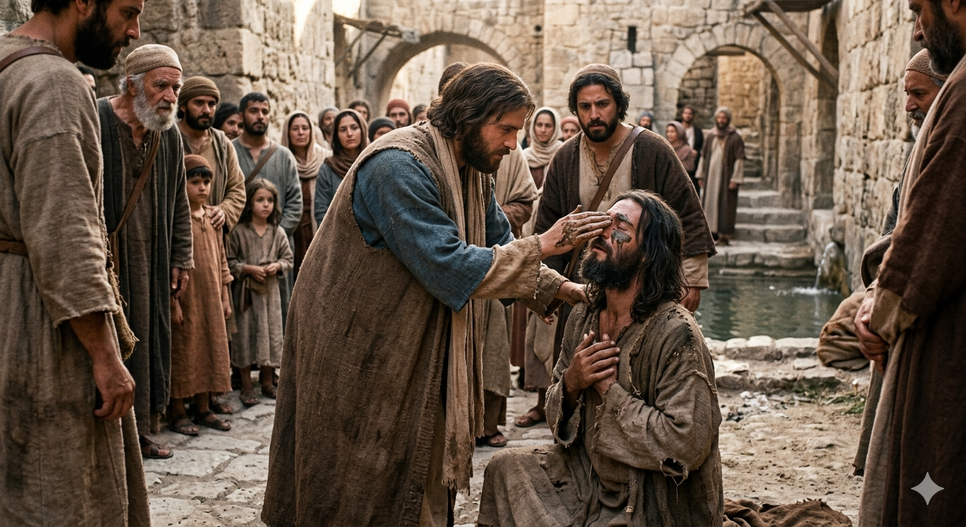 Niewidomy i jego wiara [J 9, 1-41]